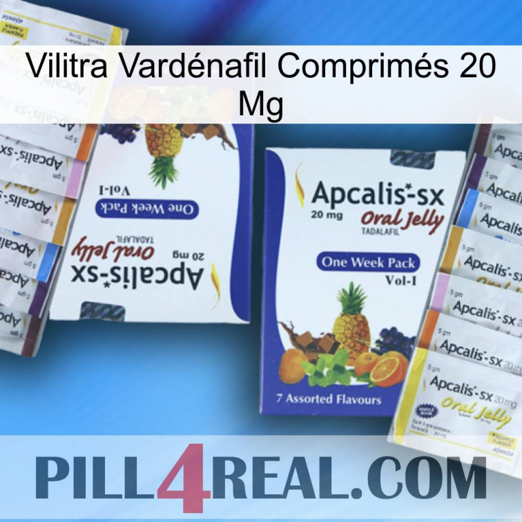 Vilitra Vardénafil Comprimés 20 Mg 12